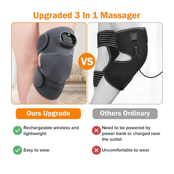 Digital Heated Knee Massager with Vibration Function