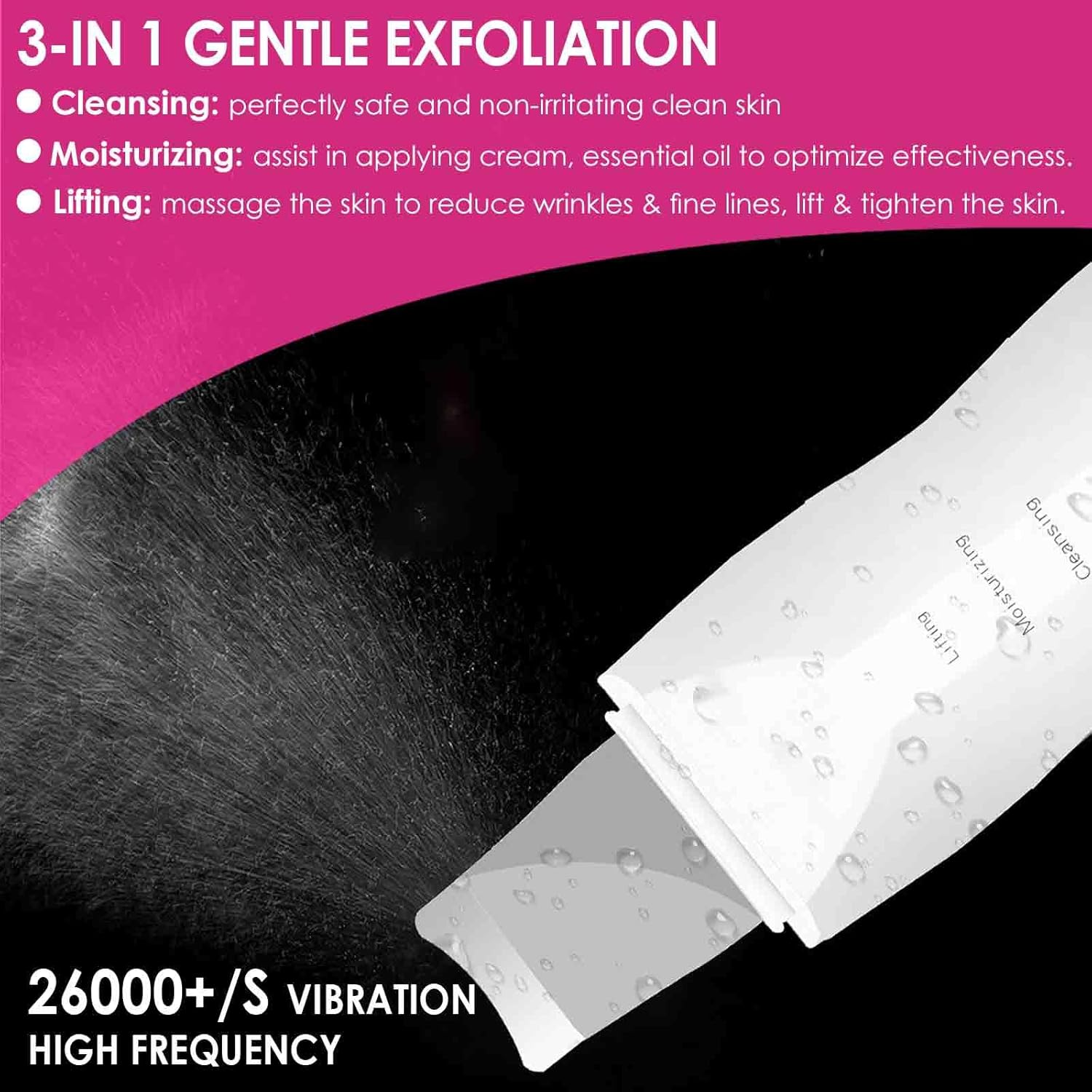 Ultrasonic Facial Skin Scrubber