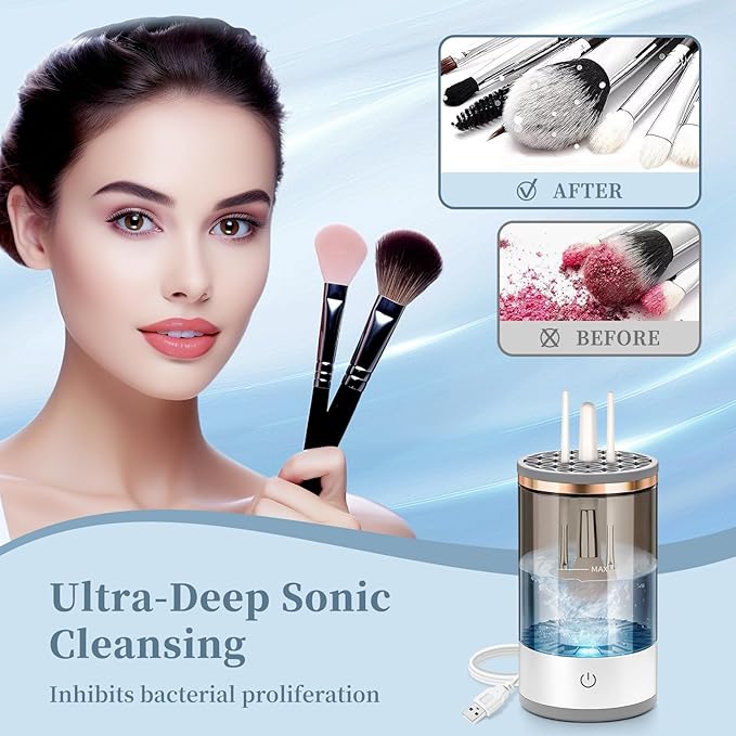 GlowClean Smart Makeup Brush Cleaner