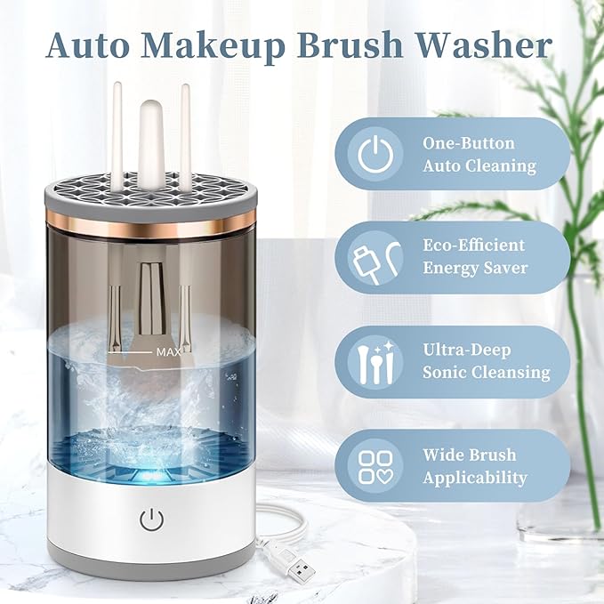 GlowClean Smart Makeup Brush Cleaner