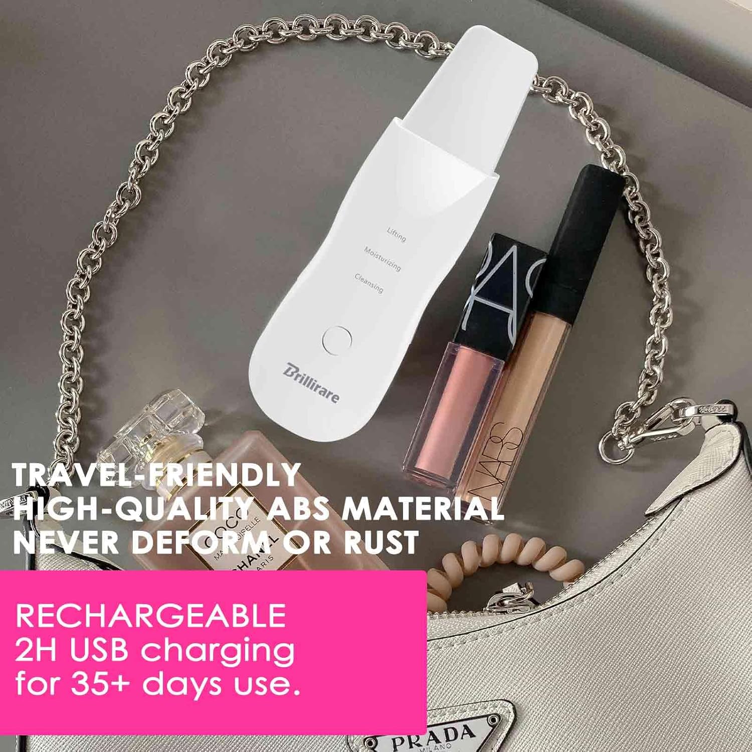 Ultrasonic Facial Skin Scrubber