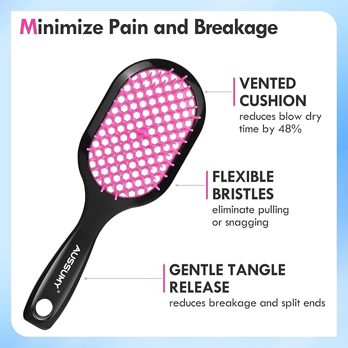 Tendra™ Honeycomb Vent Hairbrush – Style, Dry & Shine
