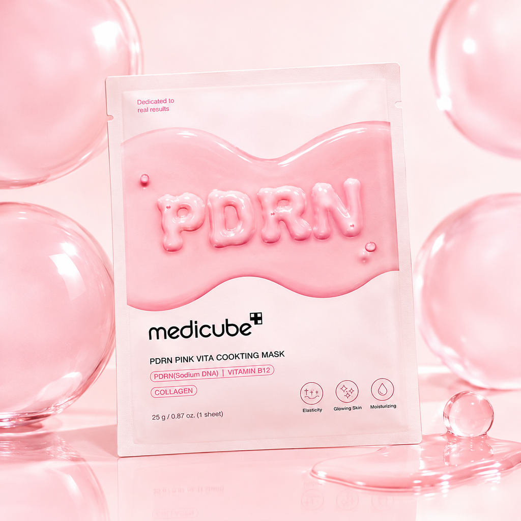 Medicube PDRN Pink Vita Coating Mask – 99% Pure Salmon PDRN Sheet Mask