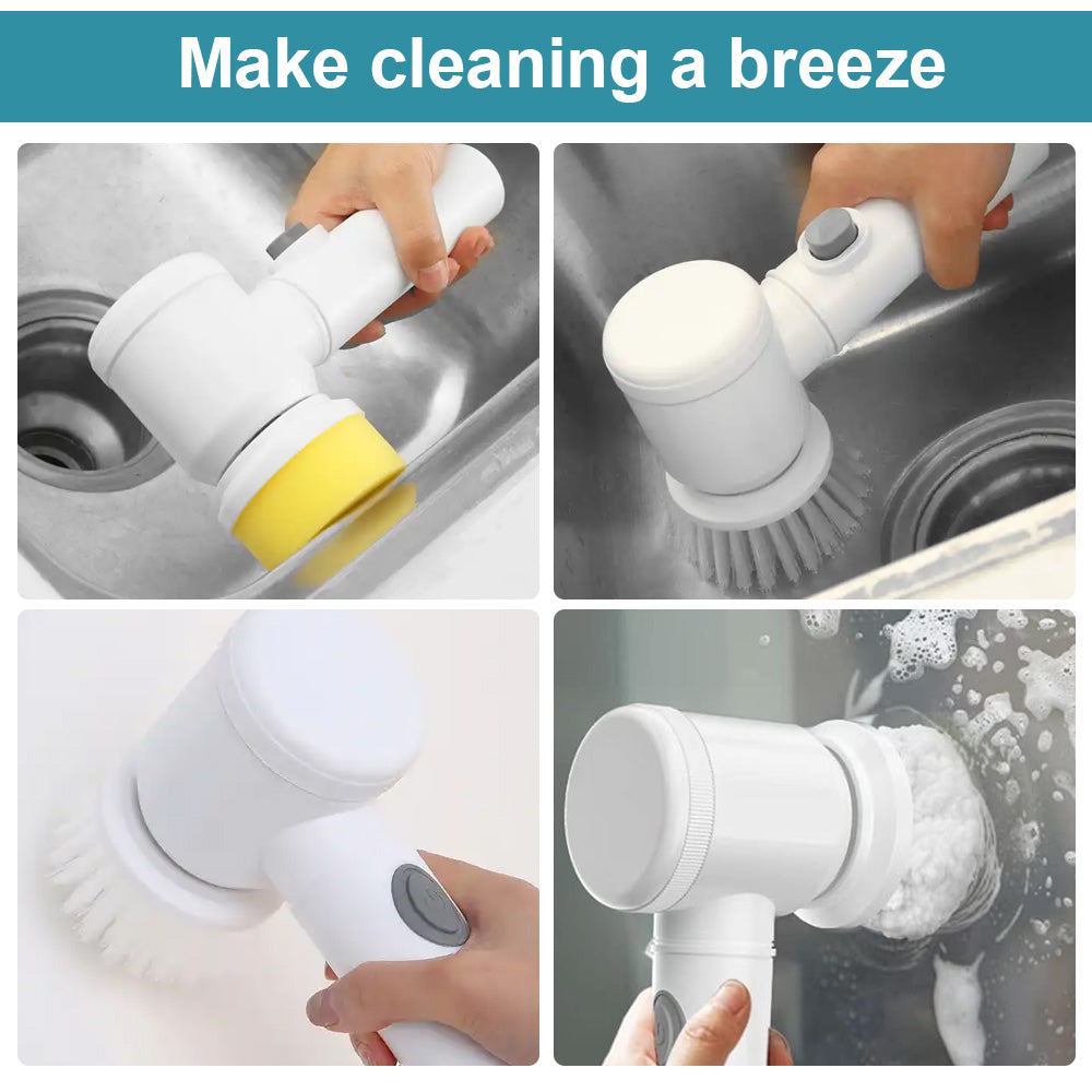 5 In 1 Rechargeable brush cleaner