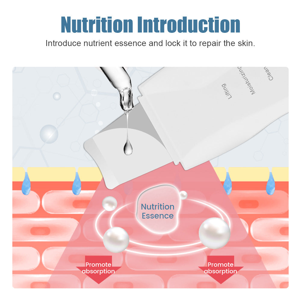 Ultrasonic Facial Skin Scrubber