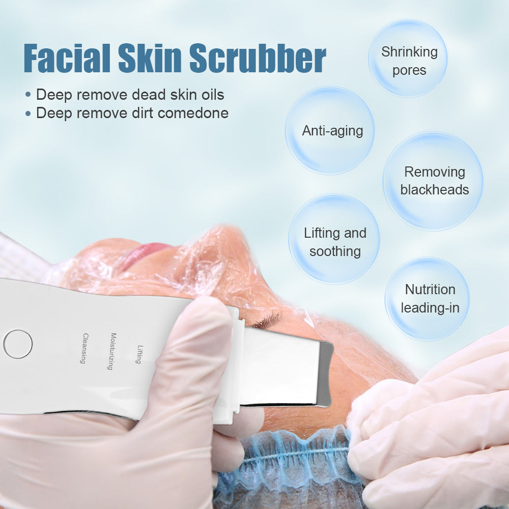 Ultrasonic Facial Skin Scrubber