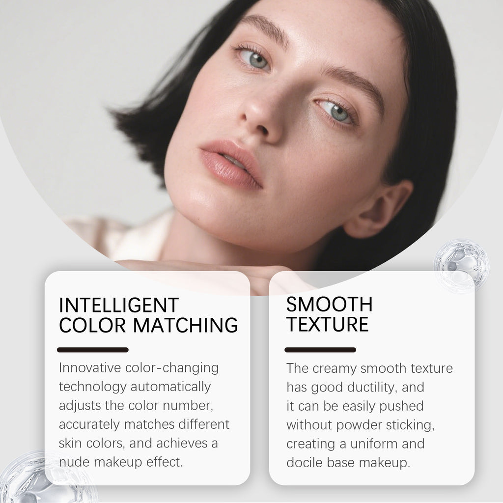 Smart Color-Changing Foundation Stick – Flawless Natural Coverage