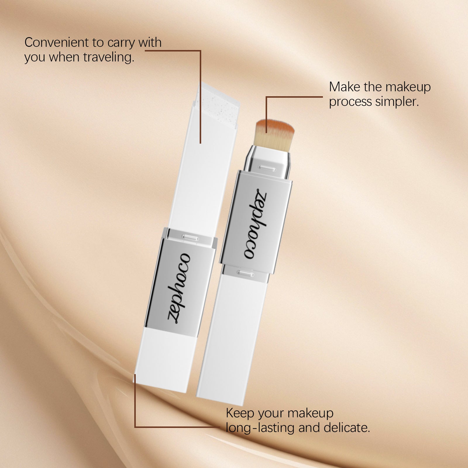 Smart Color-Changing Foundation Stick – Flawless Natural Coverage