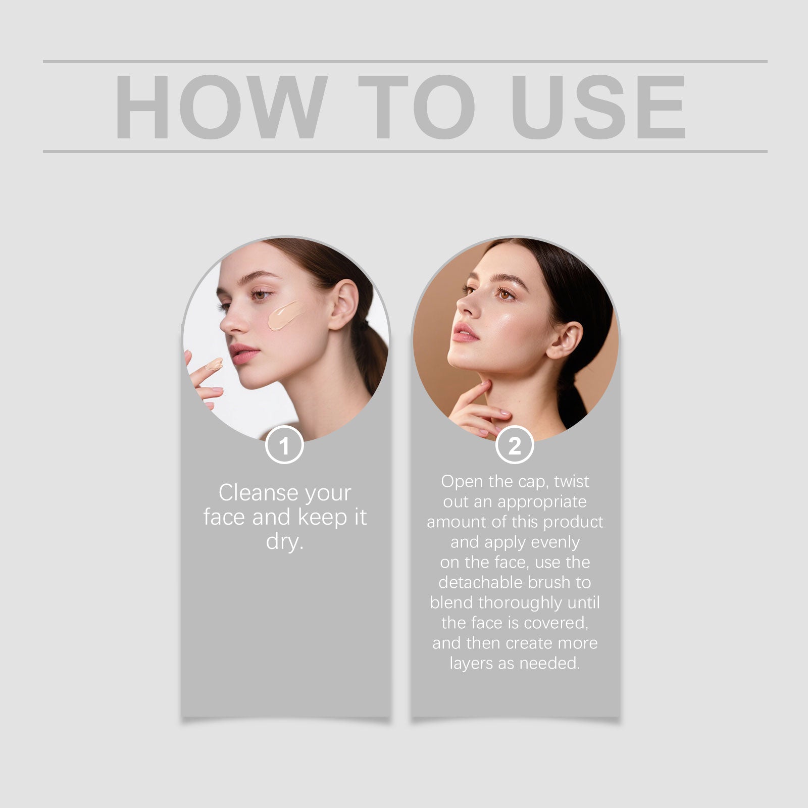 Smart Color-Changing Foundation Stick – Flawless Natural Coverage