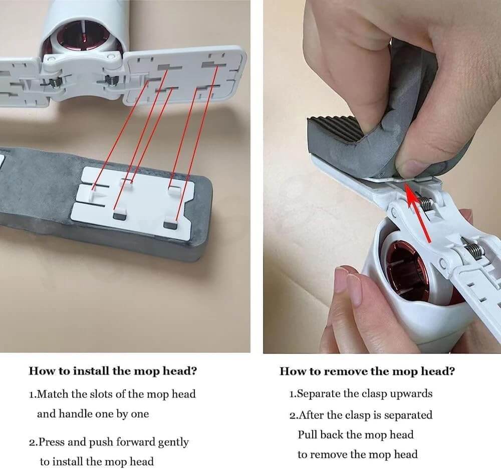 Mini Foldable Squeeze Mop – Multi-Surface Cleaner