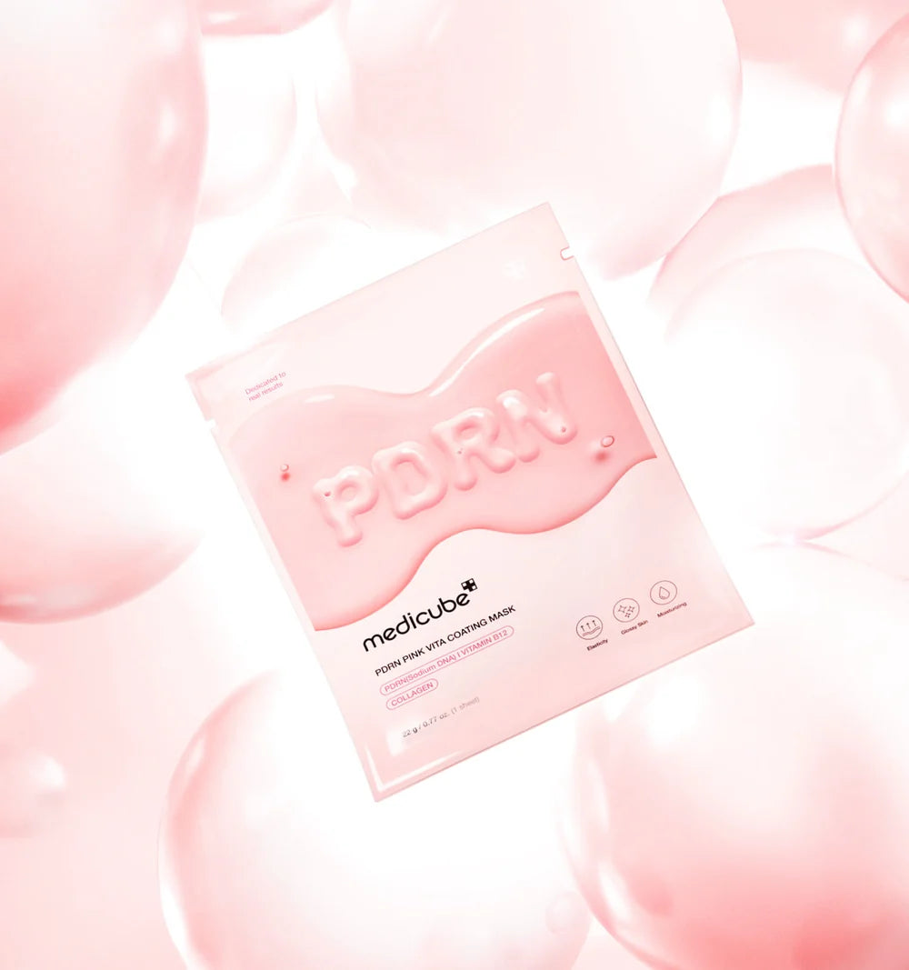 Medicube PDRN Pink Vita Coating Mask – 99% Pure Salmon PDRN Sheet Mask