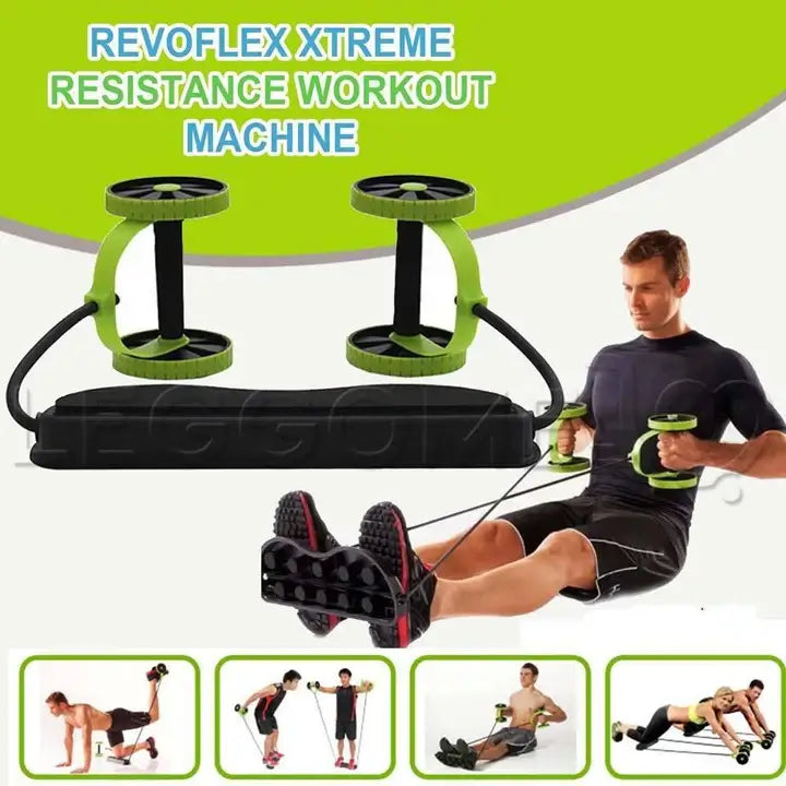 Revoflex Xtreme Resistance Workout Machine – Full Body Exercise System