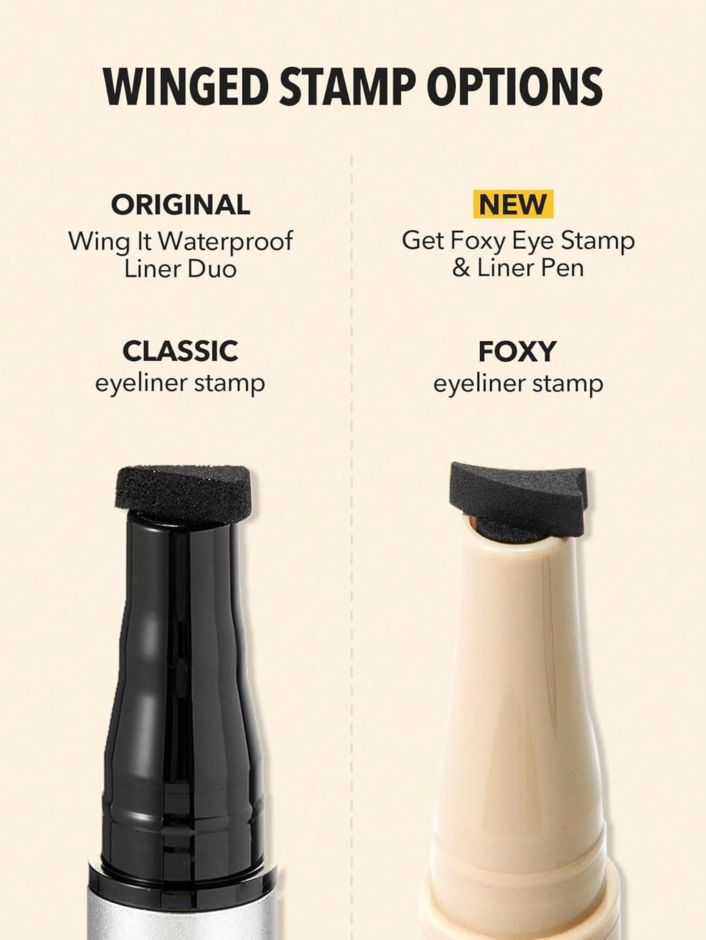 Double-Headed Triangle Wing Stamp Eyeliner – Waterproof & Smudge-Proof