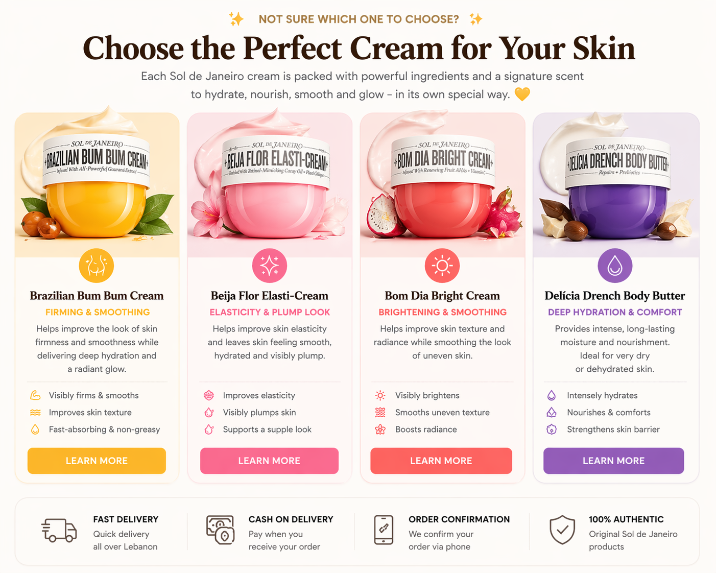 Sol de Janeiro Body Cream Collection