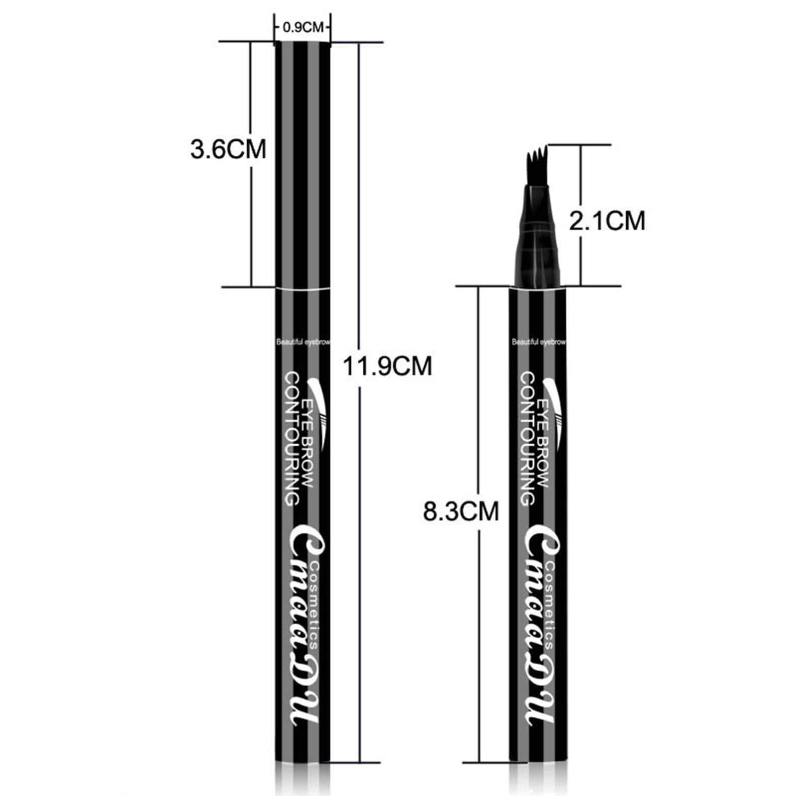 4-Tip Microblading Eyebrow Pen — Natural Hair-Stroke Brows