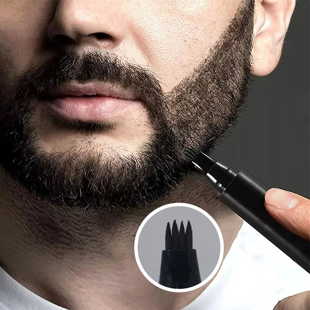 4-Tips Beard Pen — Fill, Shape & Define Your Beard Instantly