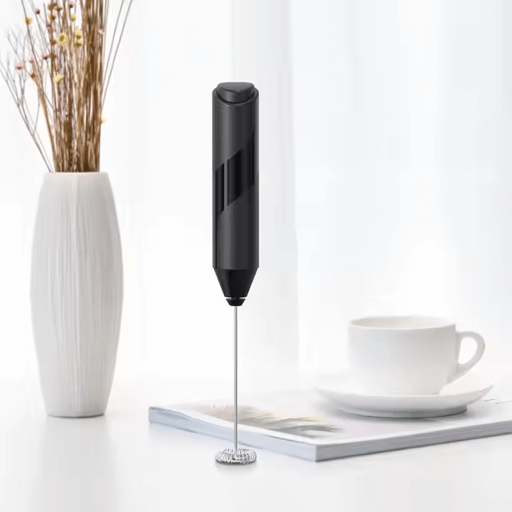 Electric Milk Frother – Handheld Coffee Mixer