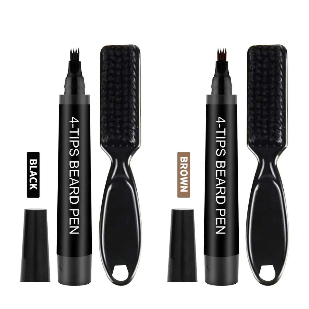 4-Tips Beard Pen — Fill, Shape & Define Your Beard Instantly