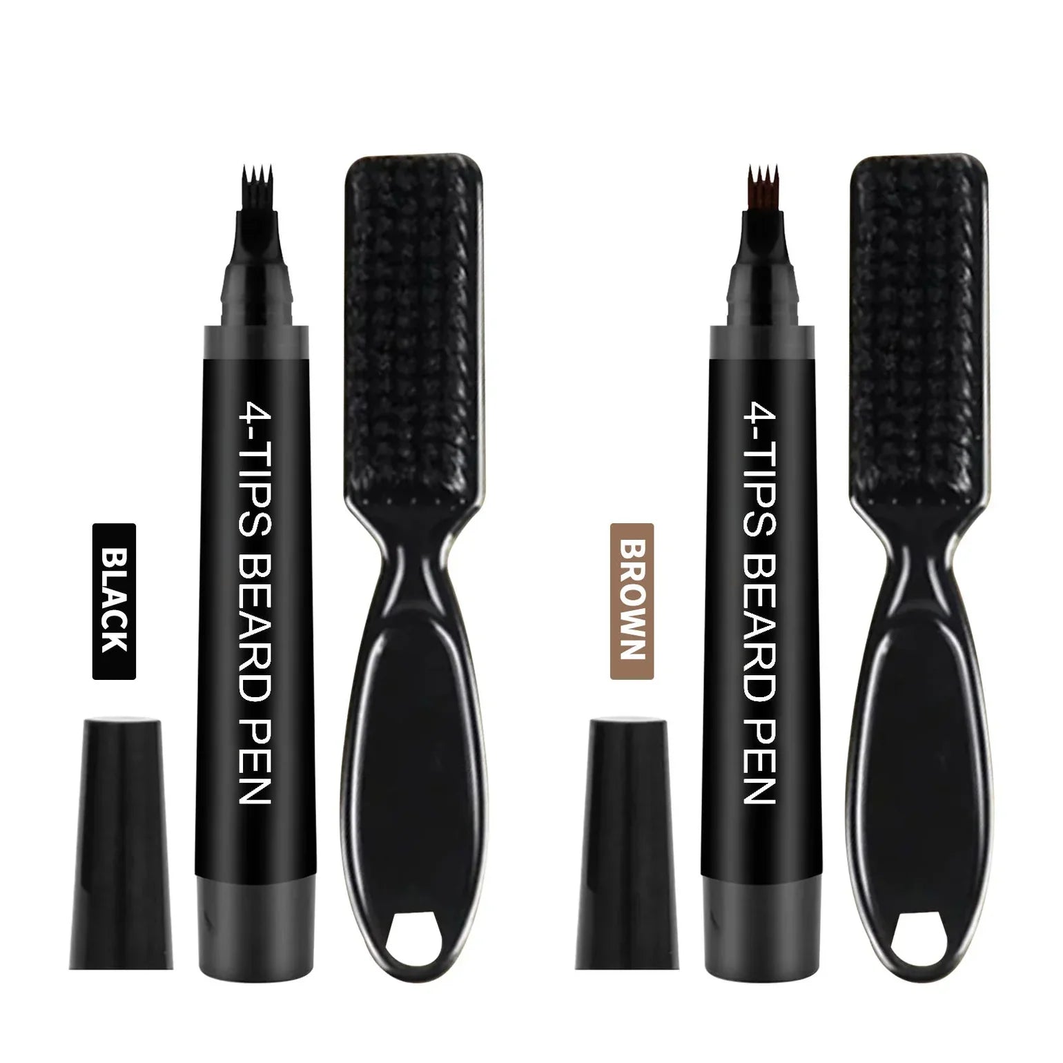 4-Tips Beard Pen — Fill, Shape & Define Your Beard Instantly