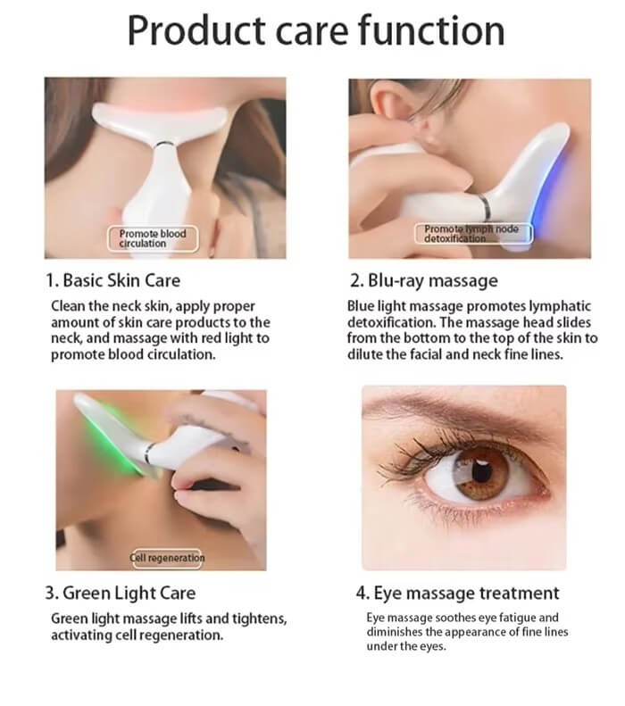 3-in-1 LED Face & Neck Wrinkle Remover